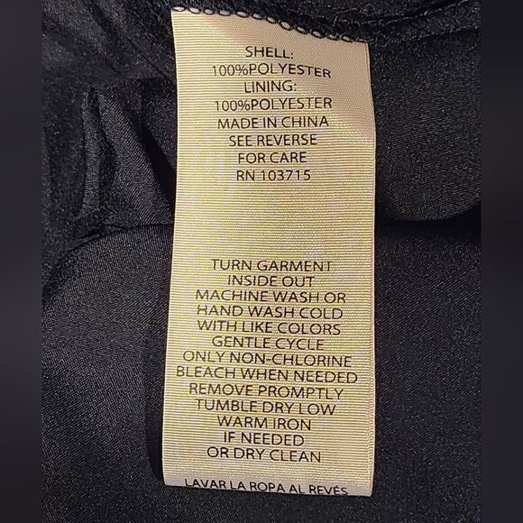 Nanette Lepore Blue Red Yellow Floral Ruffle Smocked Mock-Neck Shift Dress | 10 - Picture 10 of 12